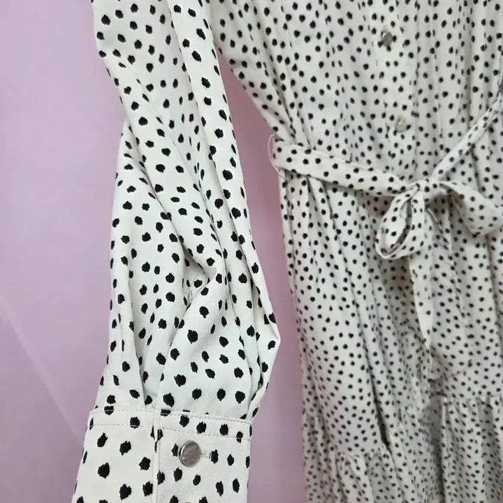 [BUNJANG] Karl Lagerfeld Dot Long Dress / 칼라거펠트 도트 롱원피스 85(55)