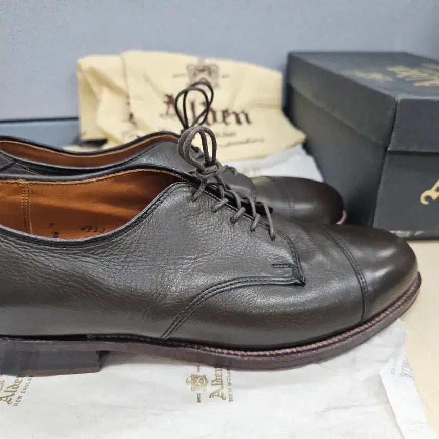 [BUNJANG] Alden 95721 Barrie Last Cap Toe Blucher / 알든 95721 캡토 더비 7D (250~255/샌프란시스코 별주)
