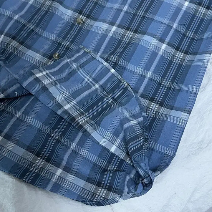 [BUNJANG] Columbia Checkered Short Sleeve Shirt - Large / 콜롬비아 체크 반팔 셔츠 라지