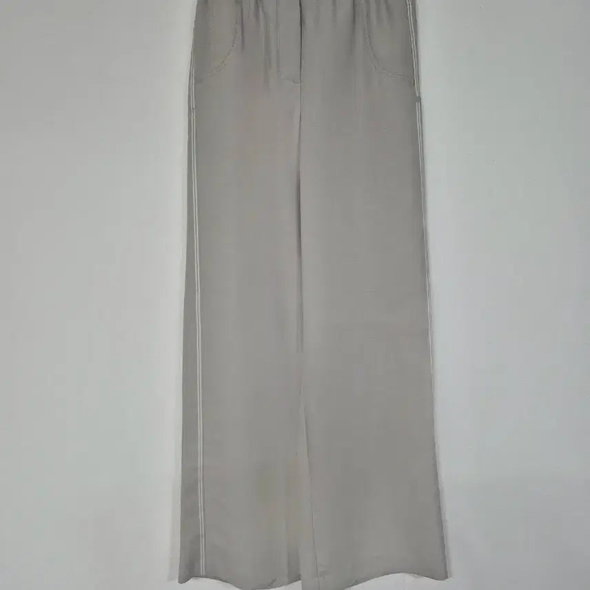 [BUNJANG] Polyester Semi-Wide Bending Pants / 폴리 세미와이드 밴딩팬츠 55