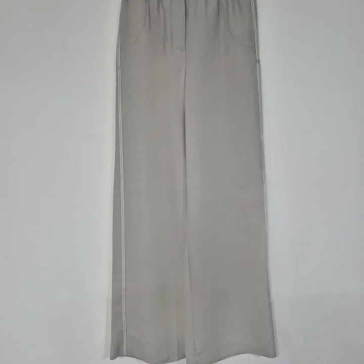 [BUNJANG] Polyester Semi-Wide Bending Pants / 폴리 세미와이드 밴딩팬츠 55
