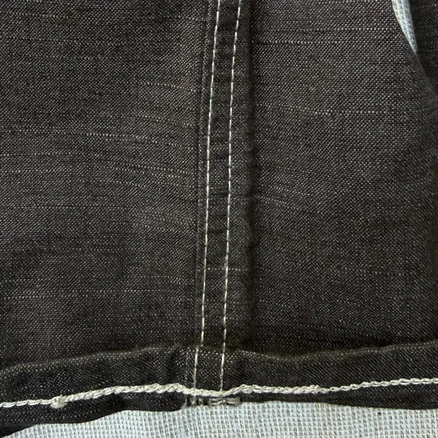 [BUNJANG] EDWIN Linen Blend Denim Pants (W33) / EDWIN 린넨 혼방 데님 팬츠 (W33)