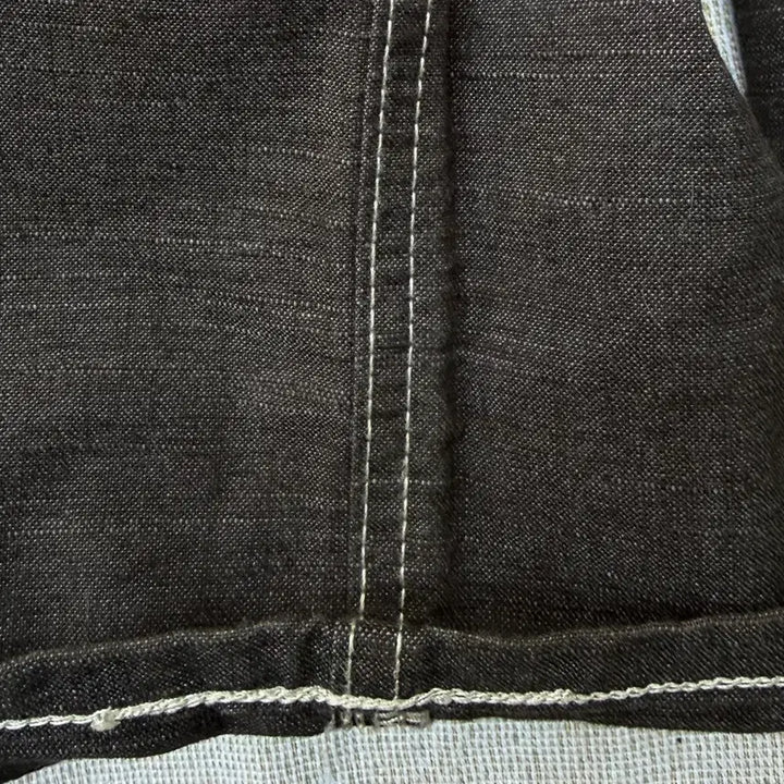 [BUNJANG] EDWIN Linen Blend Denim Pants (W33) / EDWIN 린넨 혼방 데님 팬츠 (W33)