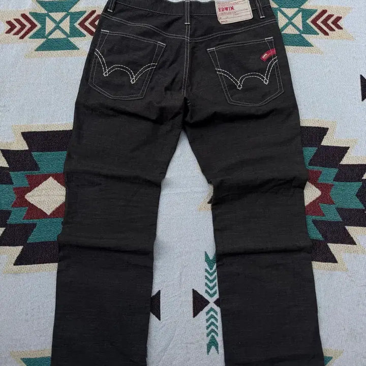 [BUNJANG] EDWIN Linen Blend Denim Pants (W33) / EDWIN 린넨 혼방 데님 팬츠 (W33)