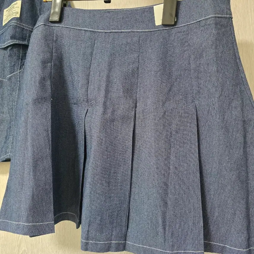 [SOLD OUT] 데님 자켓 스커트 세트