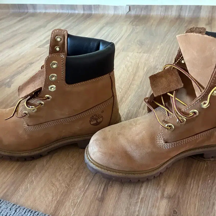 [BUNJANG] Timberland Premium 6-Inch Waterproof Boots - Wide / 팀버랜드 프리미엄 6인치 워터프루프 부츠 위트 누벅-와이드