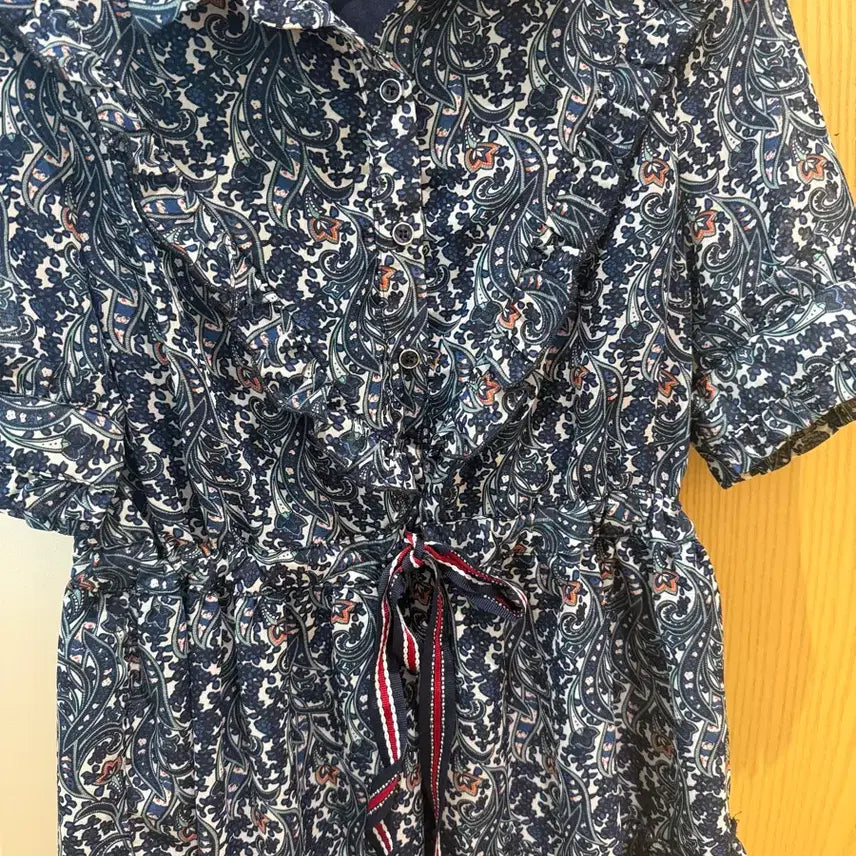 [BUNJANG] Paisley Chiffon Dress / 페이즐리 쉬폰 원핏