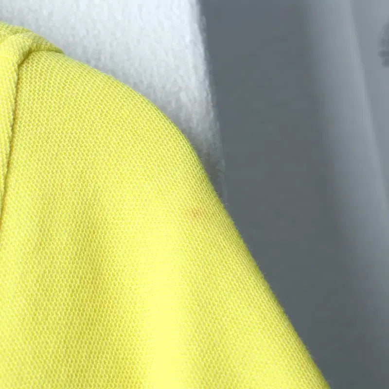 [BUNJANG] Tommy Hilfiger Short Sleeve Polo Shirt / (XS-S) 타미힐피거 반팔 카라 티셔츠 작은오염 노랑 한정판-185D7