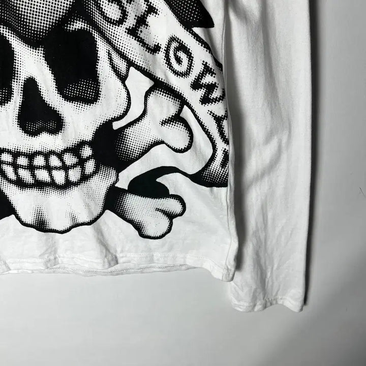 [BUNJANG] Ed Hardy Skull V-neck Long Sleeve / [Ed Hardy] 에드하디 스컬 브이넥 롱슬리브