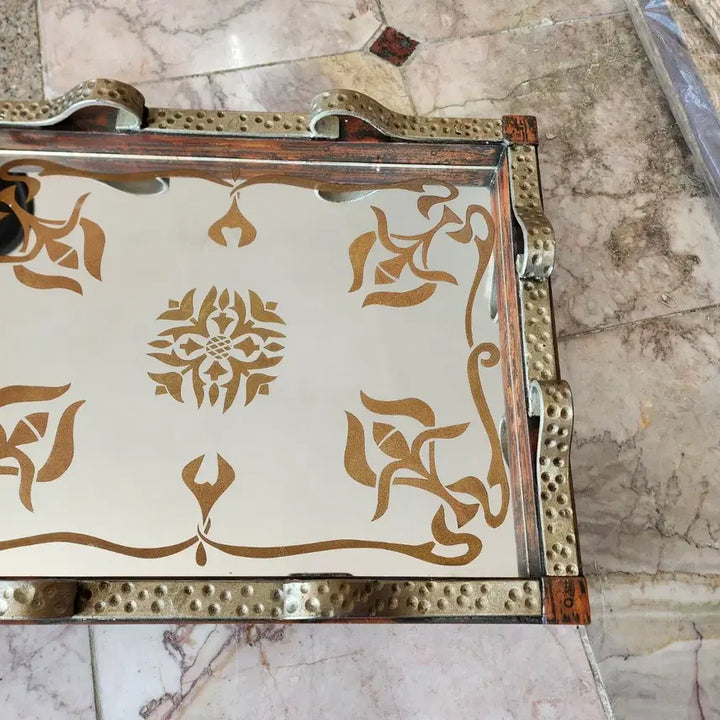 [BUNJANG] Unused Metal and Plastic Tray Mirror / 미사용 트레이 거울+철+프라스틱