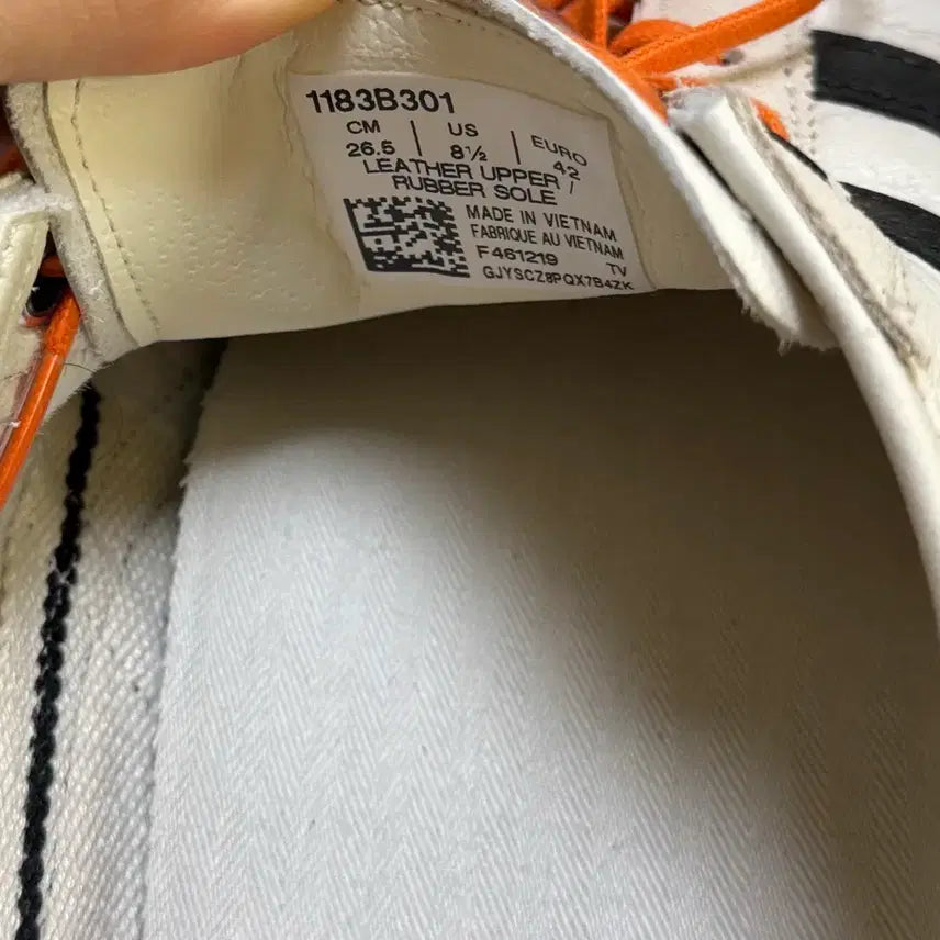 [SOLD OUT] 오니츠카타이거 멕시코 66 크림 블랙 265