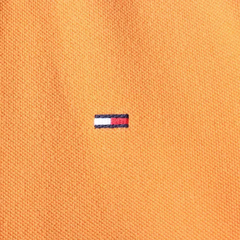 [BUNJANG] Tommy Hilfiger Small Logo Orange Polo Shirt / (S-M) 타미힐피거 반팔 카라 티셔츠 스몰로고 오렌지-185DC