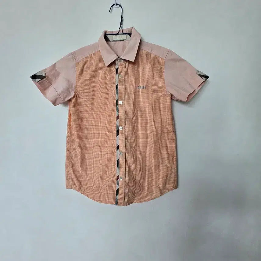 [SOLD OUT] 닥스 키즈 140 체크 반팔 셔츠  11Y