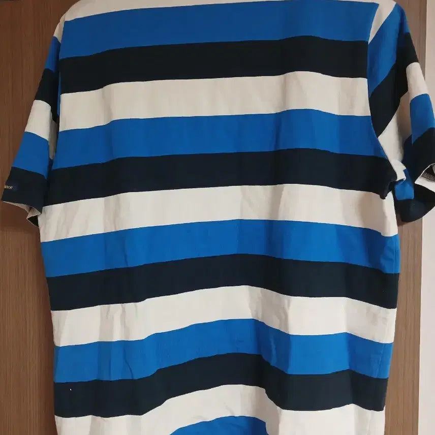 [SOLD OUT] Le minor 1922 블루/화이트 스트라이프 반팔 티셔츠5(110)