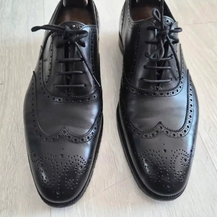 [BUNJANG] Burberry Whitchester Wingtip Shoes / 버버리 블랙 윙팁 남성 구두