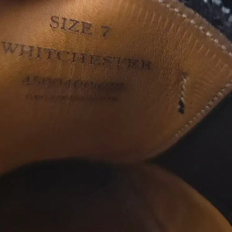 [BUNJANG] Burberry Whitchester Wingtip Shoes / 버버리 블랙 윙팁 남성 구두
