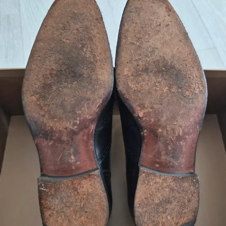 [BUNJANG] Burberry Whitchester Wingtip Shoes / 버버리 블랙 윙팁 남성 구두