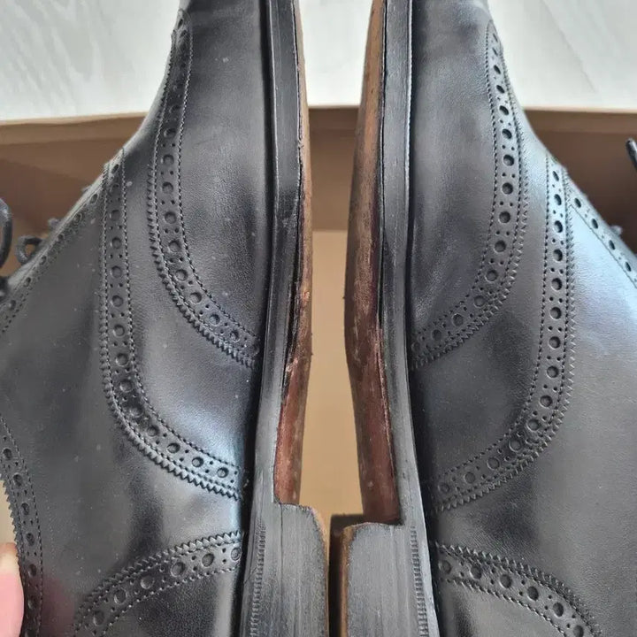 [BUNJANG] Burberry Whitchester Wingtip Shoes / 버버리 블랙 윙팁 남성 구두