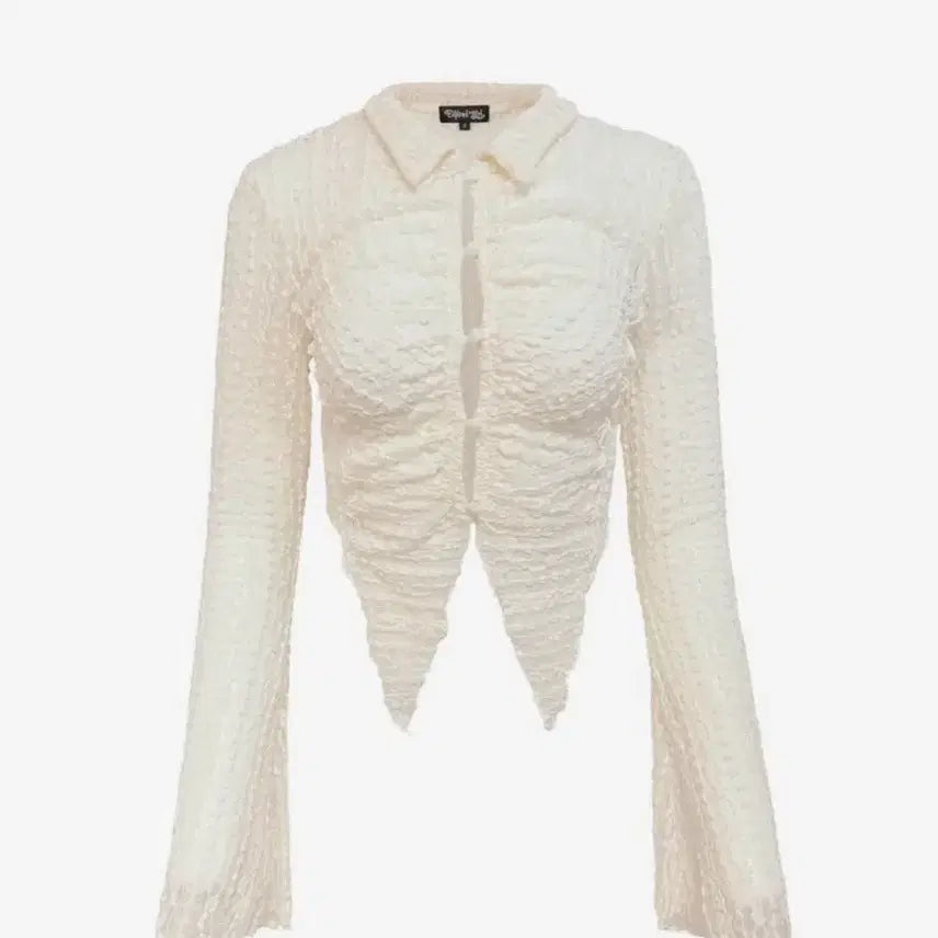 [BUNJANG] Expired Girl Chloe Lace Blouse - Cream / 익스파이어드걸 클로이 레이스 블라우스 크림