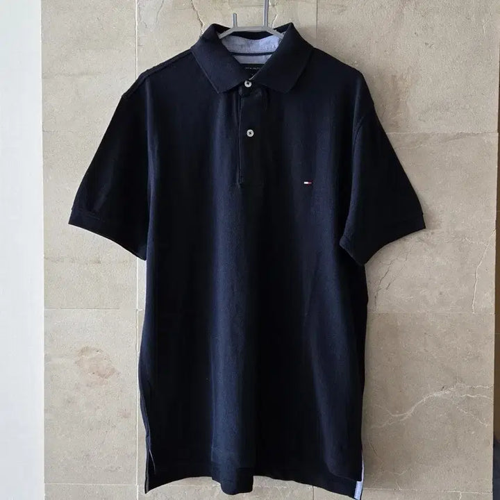[BUNJANG] Tommy Hilfiger Navy Short Sleeve Polo Shirt / 무배 정품 새상품 타미힐피거 네이비 반팔 폴로티셔츠