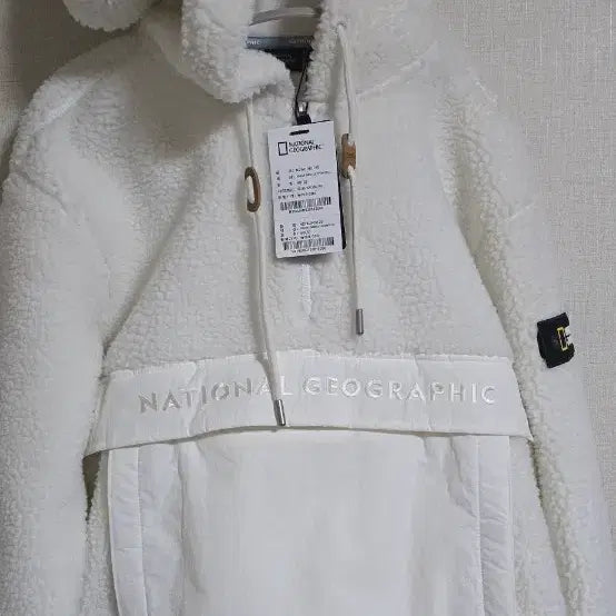 [BUNJANG] National Geographic Fleece Hooded Zip-up / 내셔널지오그래픽 후리스 후드집업