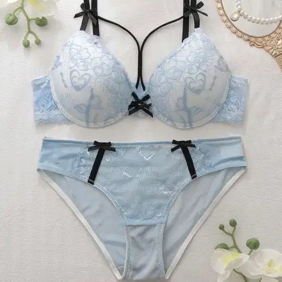[SOLD OUT] 레이스 와이어 브라셋 블루 색상 판매(새상품)