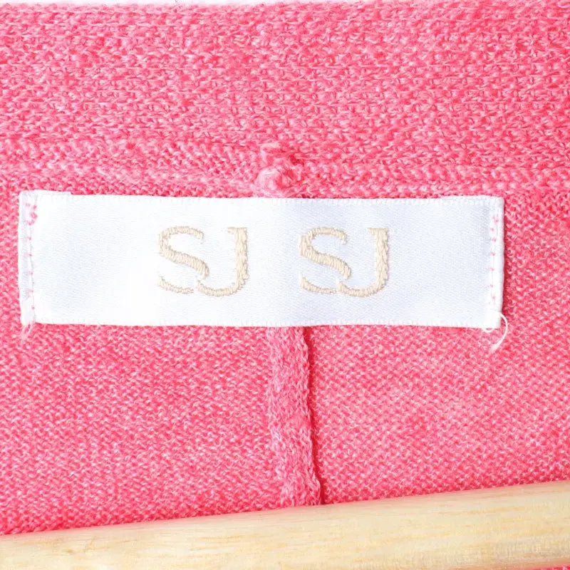 [BUNJANG] W(F) Hanseom Knit Color Mix Long Sleeve T-shirt / W(F) 반팔 티셔츠 한섬 니트 컬러믹스 롱-185E2