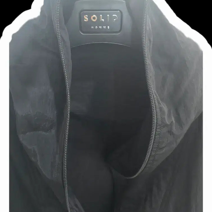[SOLD OUT] 솔리드옴므 블랙 후드 바람막이 자켓 46(95) 52(110)