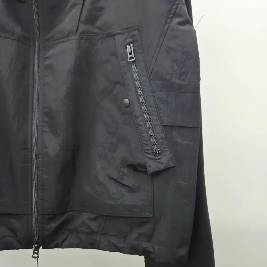 [SOLD OUT] 솔리드옴므 블랙 후드 바람막이 자켓 46(95) 52(110)