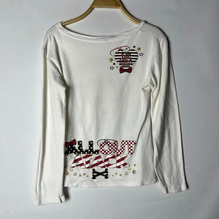 [SOLD OUT] [LIZ LISA] 리즈리사 키치 스컬 롱슬리브