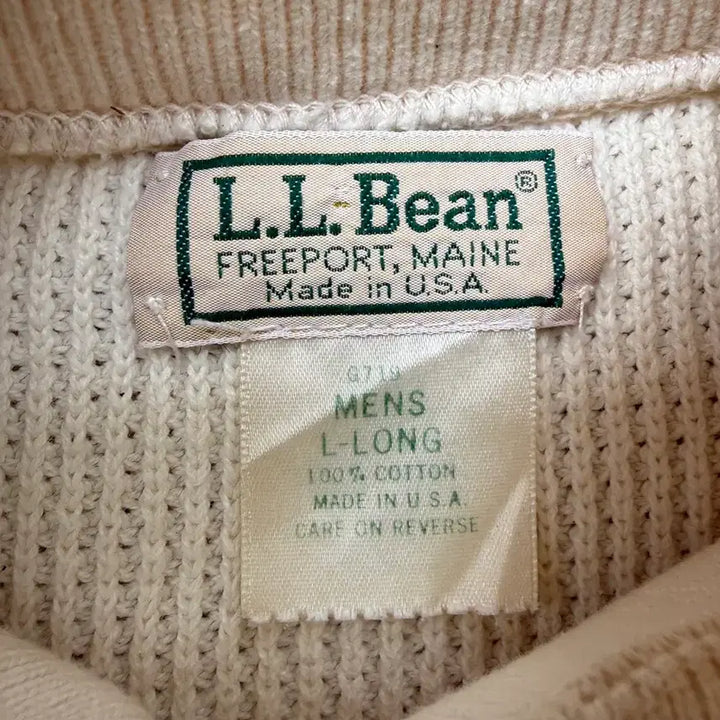 [BUNJANG] L.L.Bean 90s USA 5-Button Henley Shirt XL / L.L bean 90s USA 5버튼 헨리넥 XL