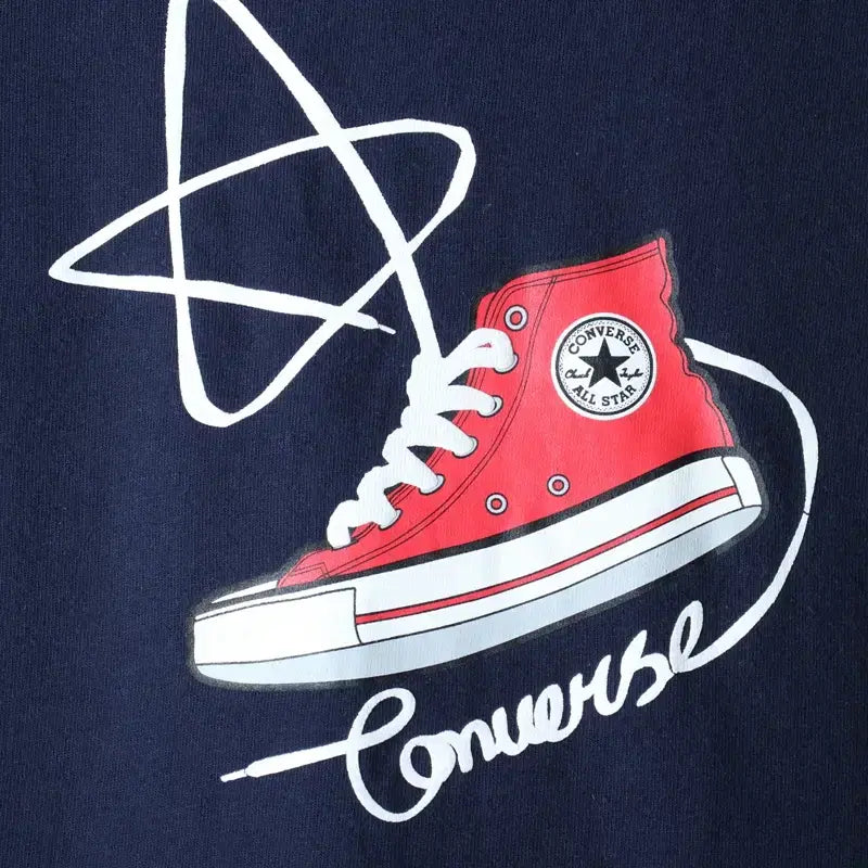 [BUNJANG] Converse Chuck Taylor Navy T-shirt / W(M) 컨버스 반팔 티셔츠 척테일러 네이비 올드스쿨-185E5