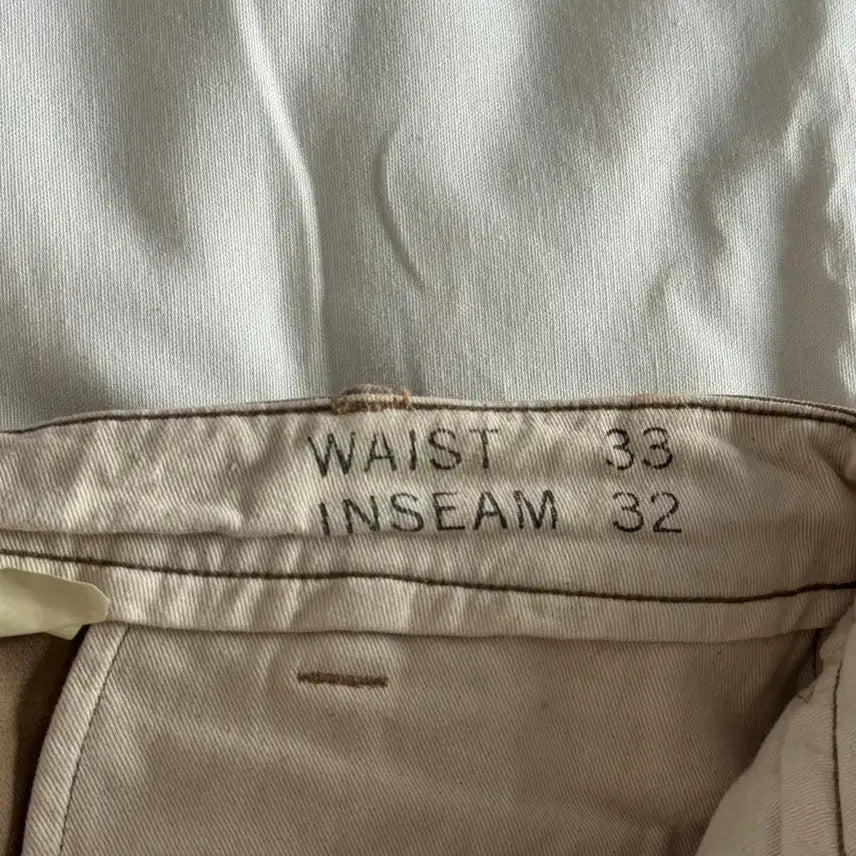 [BUNJANG] RRL Officer Chino Pants Khaki / [최종가격][33] RRL 더블알엘 오피서 치노 팬츠 카키