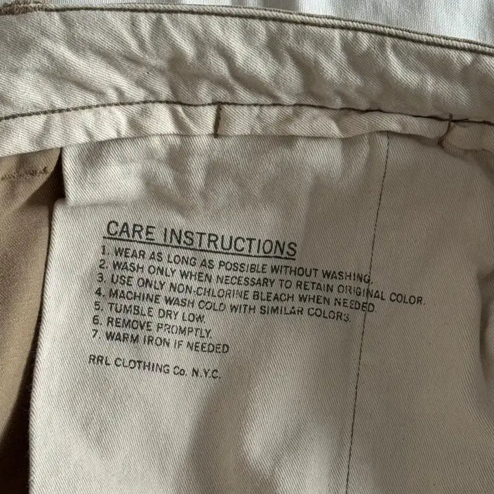 [BUNJANG] RRL Officer Chino Pants Khaki / [최종가격][33] RRL 더블알엘 오피서 치노 팬츠 카키