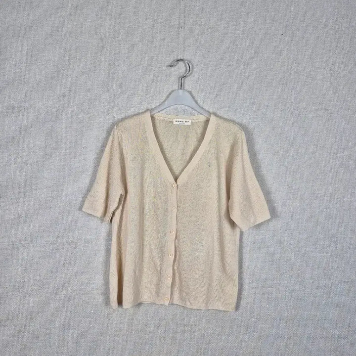 [BUNJANG] Beige Thin Knit Cardigan / 