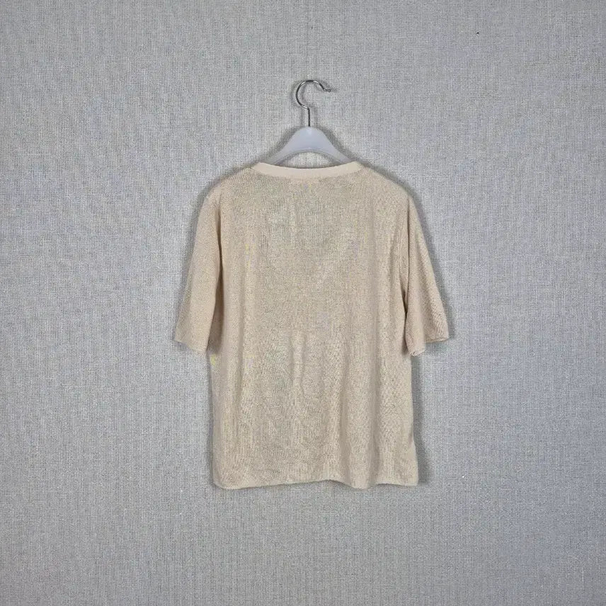 [BUNJANG] Beige Thin Knit Cardigan / 