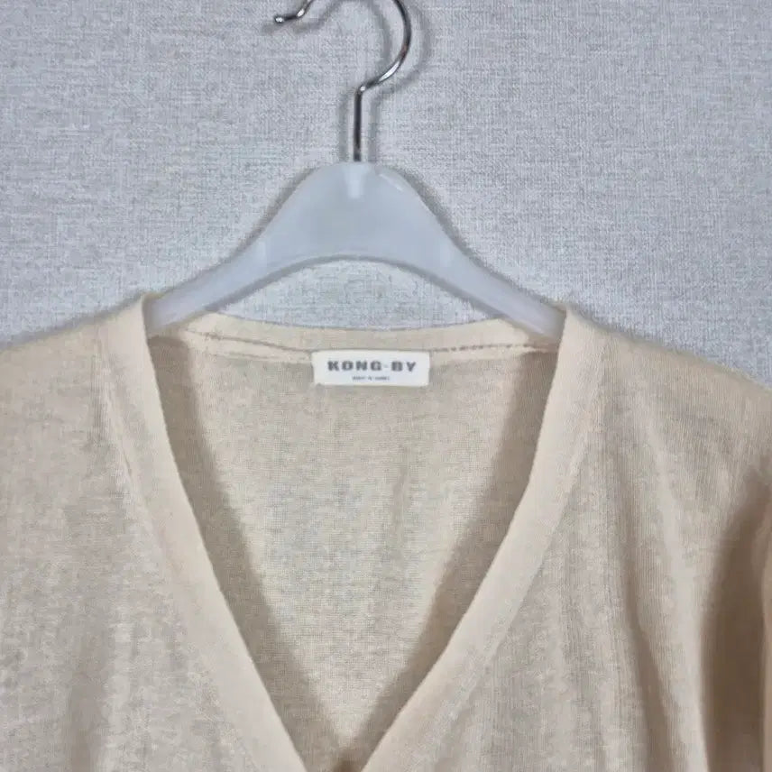 [BUNJANG] Beige Thin Knit Cardigan / 