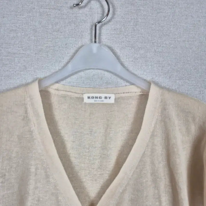 [BUNJANG] Beige Thin Knit Cardigan / 