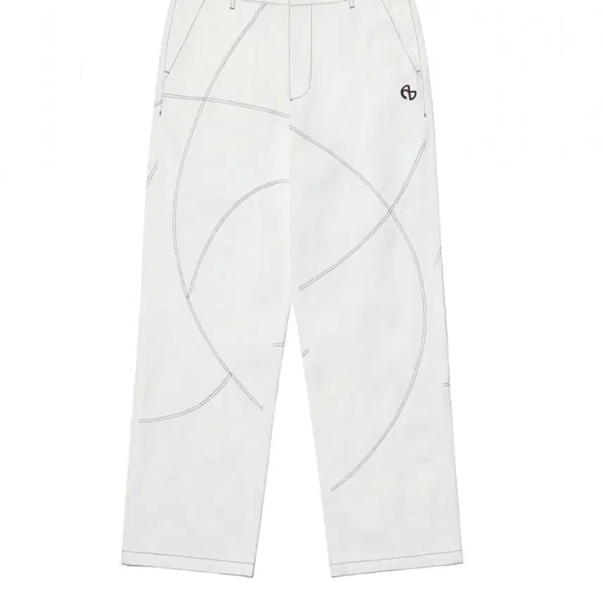 [BUNJANG] No-Manual Stitched Work Pants Off-White L / 노매뉴얼 스티치드 워크팬츠 오프화이트 L 새상품