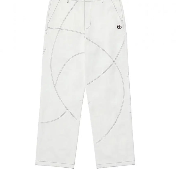 [BUNJANG] No-Manual Stitched Work Pants Off-White L / 노매뉴얼 스티치드 워크팬츠 오프화이트 L 새상품