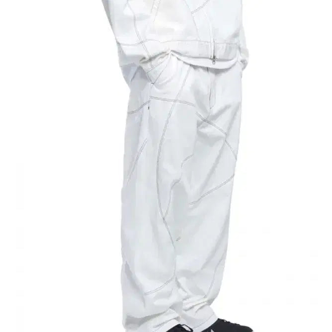[BUNJANG] No-Manual Stitched Work Pants Off-White L / 노매뉴얼 스티치드 워크팬츠 오프화이트 L 새상품