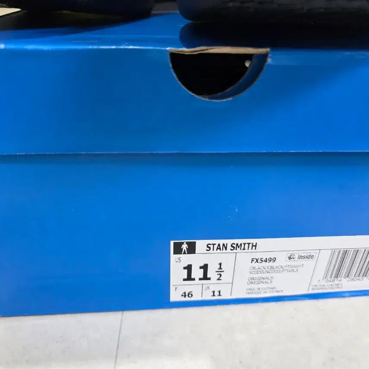 [BUNJANG] Adidas Stan Smith All Black Sneakers / [새상품] 아디다스 스탠스미스 올블랙  295