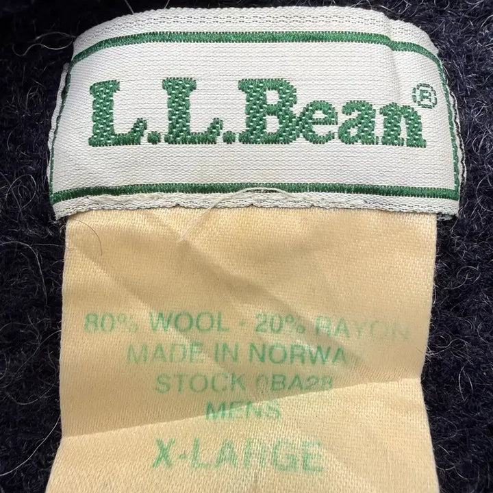 [BUNJANG] L.L.Bean Norwegian 3-Button Wool Knit XL / L.L bean 노르웨이 3버튼 울니트 XL