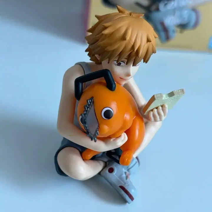 [BUNJANG] Chainsaw Man Denji &amp; Pochita Break Time Figure / 체인소맨 덴지 포치타 브레이크타임 피규어