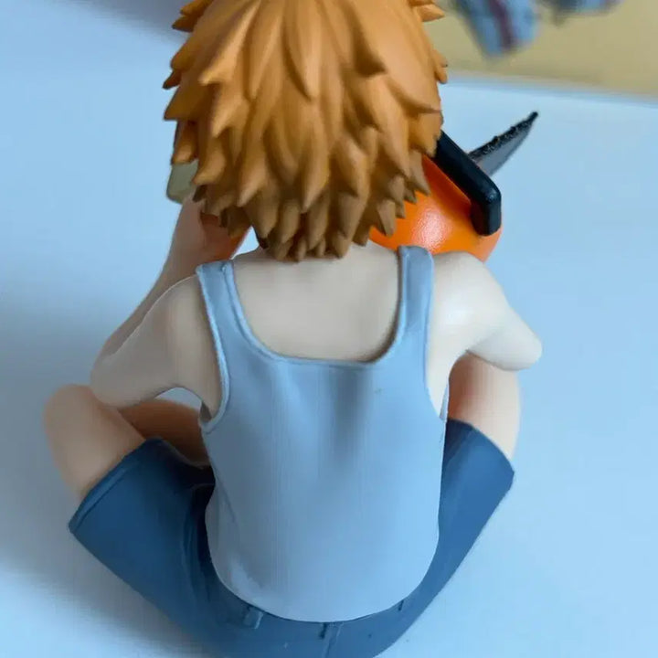 [BUNJANG] Chainsaw Man Denji &amp; Pochita Break Time Figure / 체인소맨 덴지 포치타 브레이크타임 피규어
