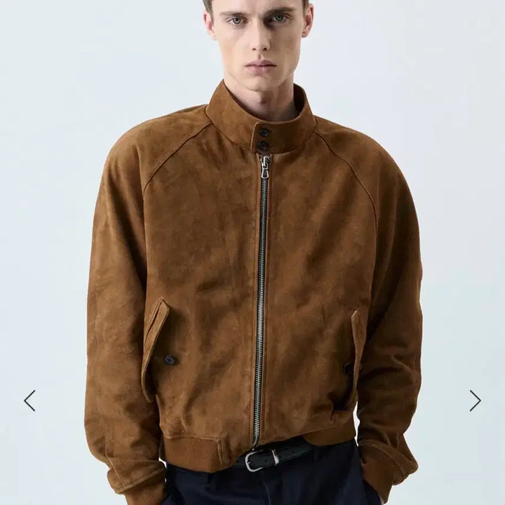 [BUNJANG] Savage Suede Harrington Jacket / 세비지 스웨이드 해링턴 자켓