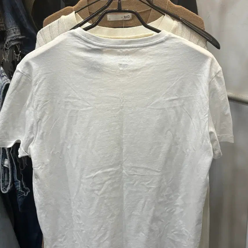 [BUNJANG] Polo Ralph Lauren T-shirt White M Size / 폴로 랄프로렌 반팔 티셔츠 화이트 M사이즈