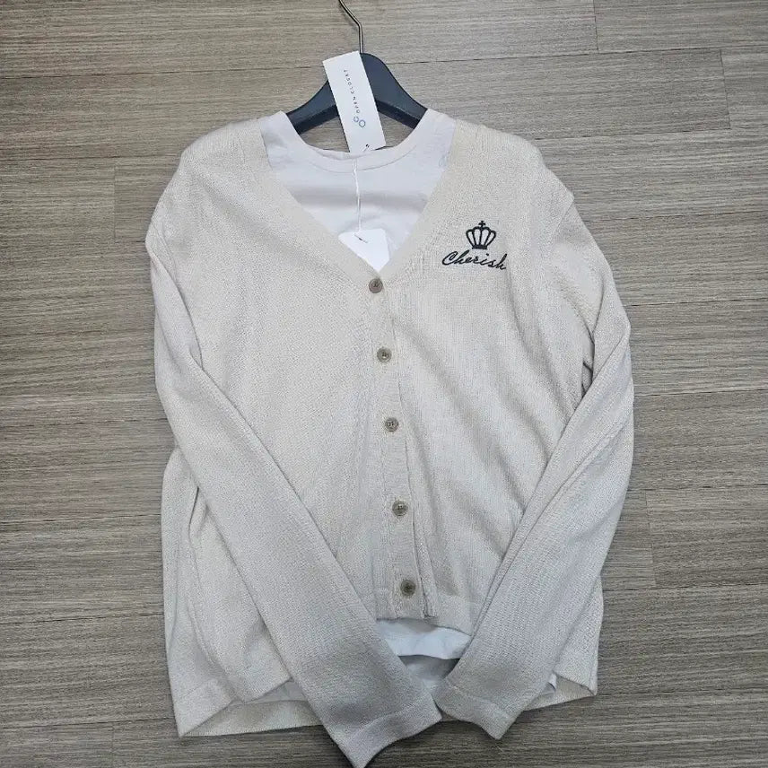 [BUNJANG] Open Closet Ivory Cardigan / 오픈클로젯 아이보리 가디건