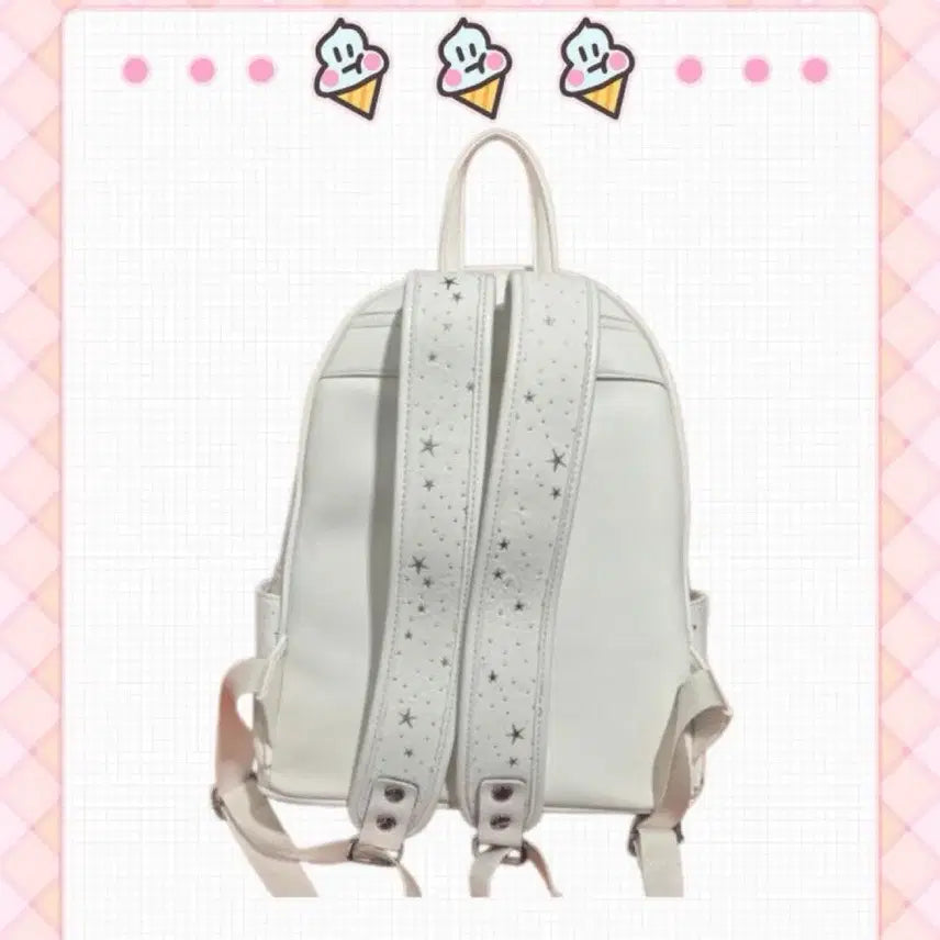 [BUNJANG] Subculture Rabbit Ear Check Heart Lace Backpack / 서브컬처 양산형 지뢰계 토끼귀 체크 하트 레이스 백팩 가방