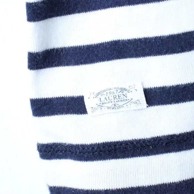 [BUNJANG] Polo Ralph Lauren Striped T-Shirt / (XL-2XL) 폴로 랄프로렌 반팔 티셔츠 스트라이프 화이트-185EC
